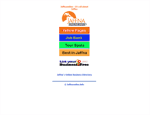 Tablet Screenshot of jaffnaonline.info